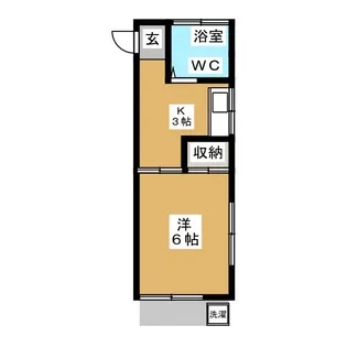 ベルハイツ【1階】の間取り