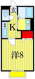 ラ・ベリーテ鷺沼【1階】の間取り