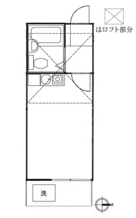 コーポマリーナ上野毛【1階】の間取り