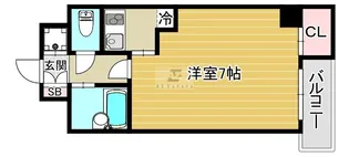 ★ドゥムール新町【7階】の間取り