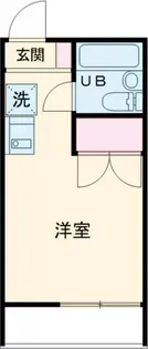 コンフォスタジオ永山【2階】の間取り