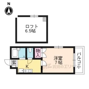 ピュアホーク【2階】の間取り