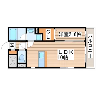 サンシャイン太子堂【2階】の間取り