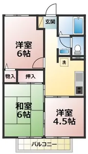 ライトコート国府台III【2階】の間取り