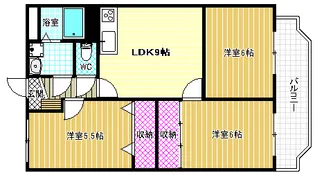 サンウォーク【2階】の間取り