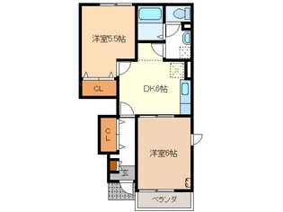 グラン・トゥール【1階】の間取り