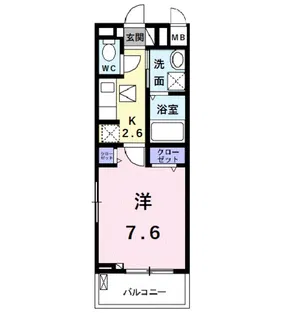 ユウパレス和泉中央【3階】の間取り
