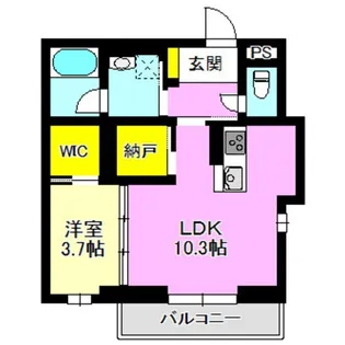 Wise use II【3階】の間取り