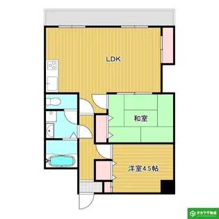 グレイス城崎【3階】の間取り