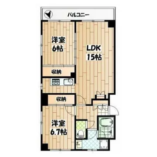 エスポワールIII【1階】の間取り
