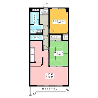 ラヴィル【1階】の間取り