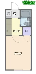 メゾンドフルールI【1階】の間取り