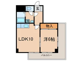 アヴィニール中井【2階】の間取り