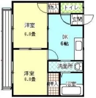 タウニィ【2階】の間取り