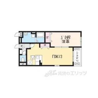 ル・シエル・ブルー2【1階】の間取り