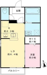 Prendre(プランドール)A棟【1階】の間取り