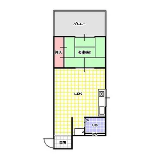 香里ロイヤルプラザ【3階】の間取り