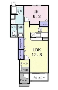 ストロベリーフィールズ【1階】の間取り
