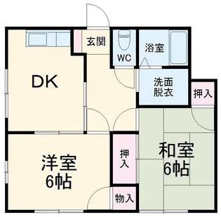 ハートピア小林【2階】の間取り