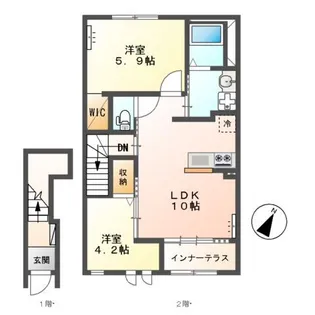カノープス【2階】の間取り