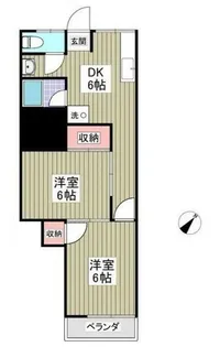 ラパールピア【2階】の間取り