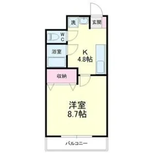 ライフ第6マンション藤枝駅前【2階】の間取り