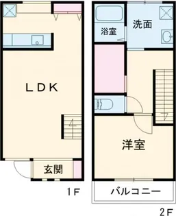 SQUARE PIT II【1階】の間取り
