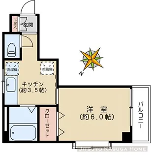 新井ビル【2階】の間取り