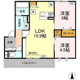 パストラーレ【2階】の間取り