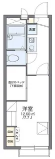 レオパレスグローリア【2階】の間取り