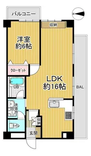 泉レジデンス【2階】の間取り