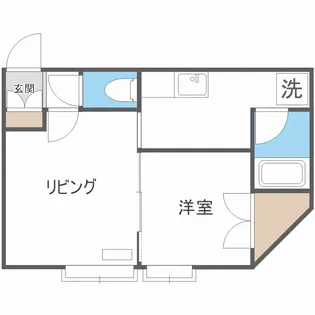 第36森宅建マンション【3階】の間取り
