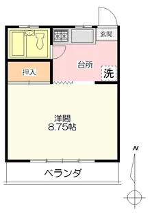 Mガレッジ【2階】の間取り