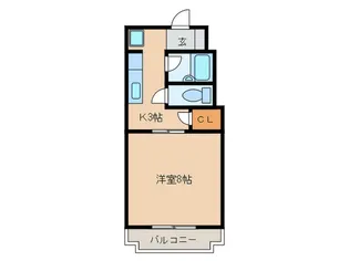 アヴニ-ルドゥサンライズ【1階】の間取り