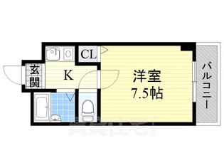 ハイツアズール【4階】の間取り
