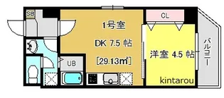 プラージュ東千葉【5階】の間取り