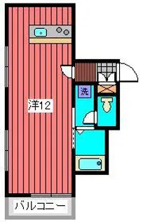 松本ハイツ【2階】の間取り