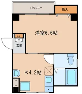 ロイヤルシティ西日暮里【4階】の間取り