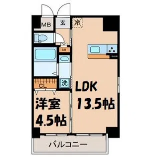 axis.LS【3階】の間取り