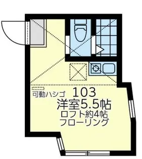 ユナイト根岸グランヴィル【1階】の間取り