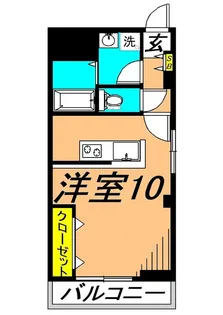 フリードハイム【3階】の間取り