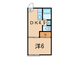 サワ-ハイツ【2階】の間取り