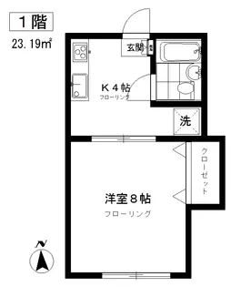 SPICK&SPAN【1階】の間取り