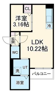 JACK TAKEII【1階】の間取り