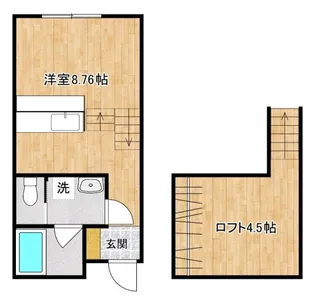 I BASE AINO III【1階】の間取り