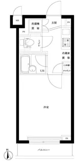 ルーブル大鳥居【4階】の間取り