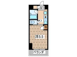 マツキビル【5階】の間取り