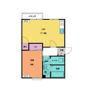 Fragrance Pin《フレグランスペン》【2階】の間取り