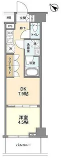 ニューミラ明大前【2階】の間取り
