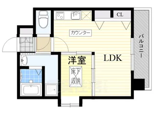 エステートモア平尾公園通り(新)【10階】の間取り
